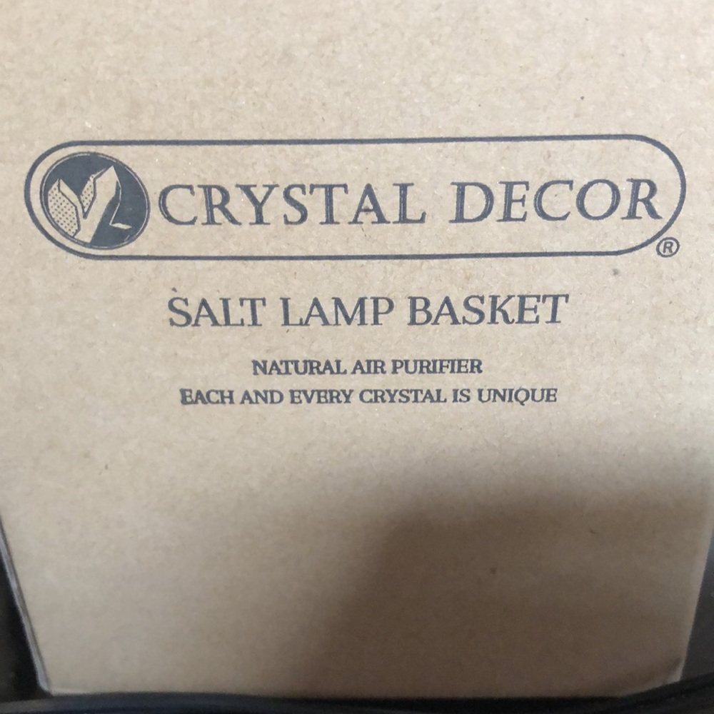 Himalayan salt lamp with dimmer bulb/cord, NIB - Picture 3 of 5